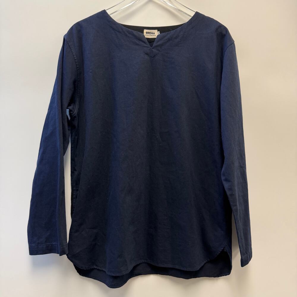 Japanese Luxe Brena Long Sleeve Top Sz 46